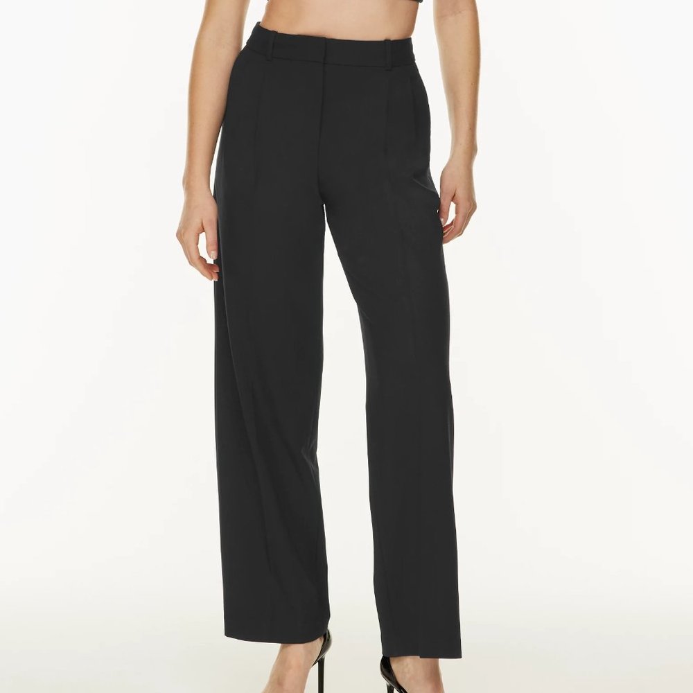 Aritzia Babaton Wide-leg Pleated Pants Wool NWT